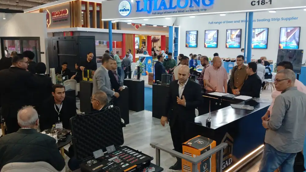 زيارة ميدانية لوفد نقابة المهندسين بالإسكندرية إلى معرض "WINDOOREX"